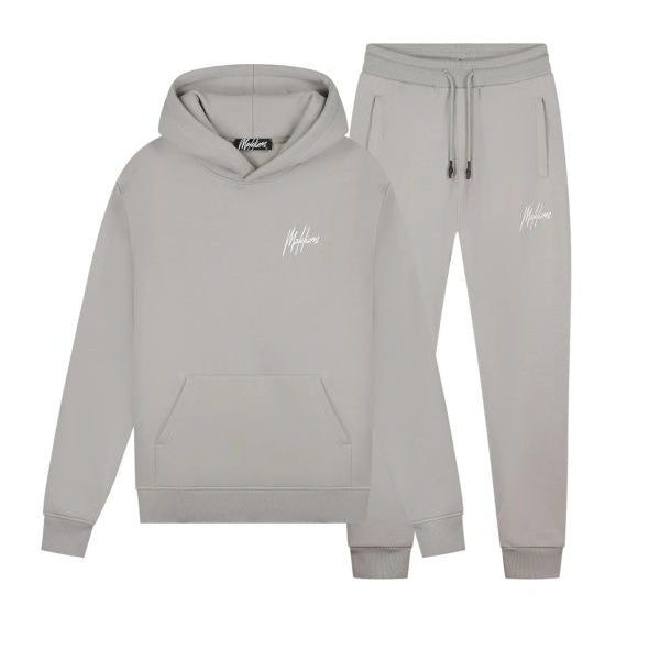 Malelions Signature Trainingsanzug Grau