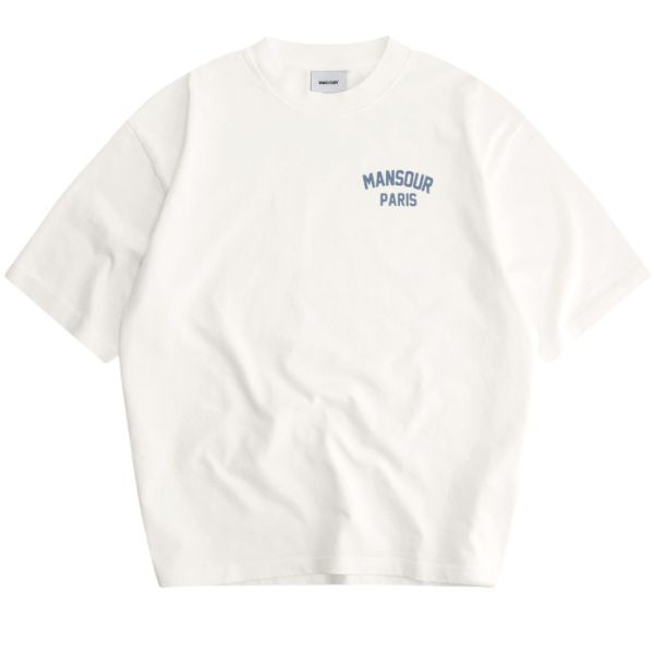 Mansour Arch Print T-shirt Wit
