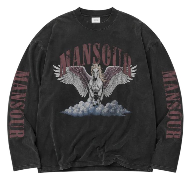 Mansour Cloud Runner Longsleeve T-shirt Zwart