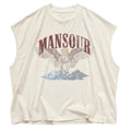 Mansour Cloud Runner Sleeveless T-shirt Off White