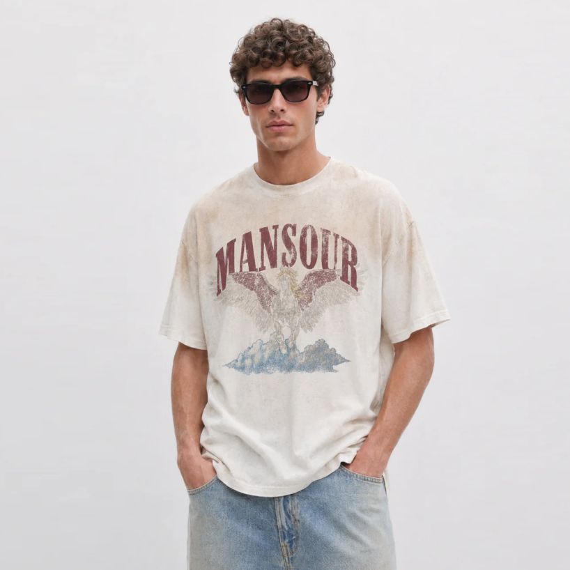 Mansour Cloud Runner T-shirt Off White