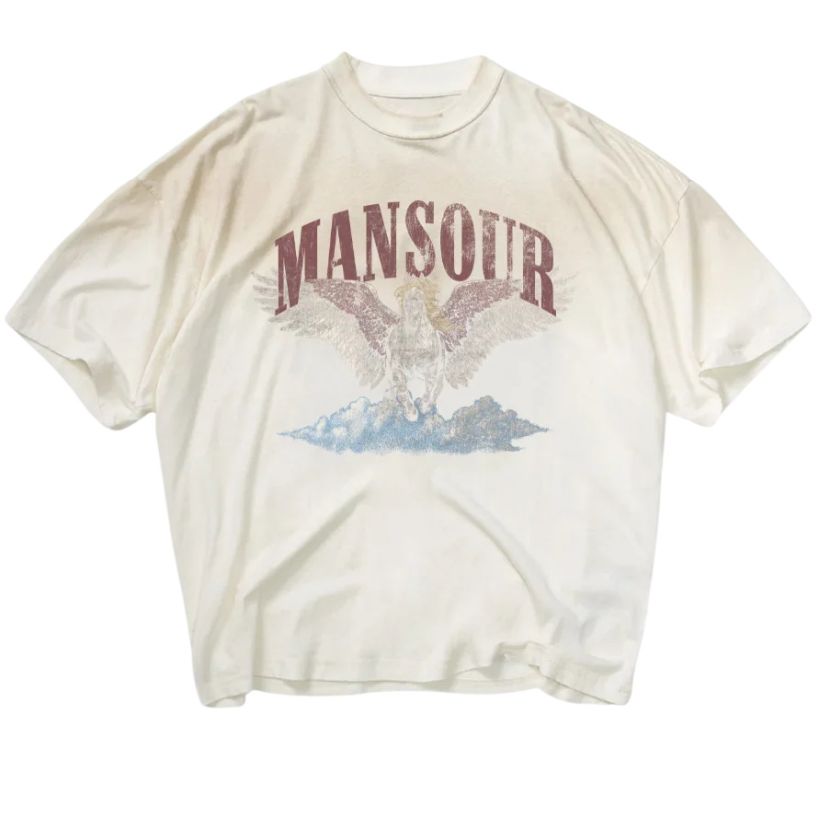 Mansour Cloud Runner T-shirt Off White