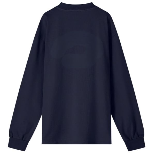 Mansour M Patch Longsleeve T-shirt Navy