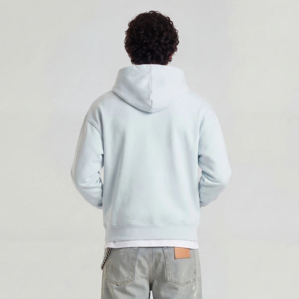 Mansour Paris College Hoodie Licht Blauw