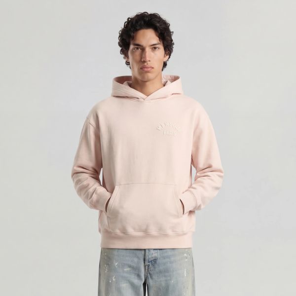 Mansour Paris College Hoodie Roze