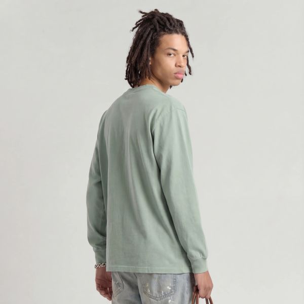 Mansour Paris College Longsleeve T-shirt Groen