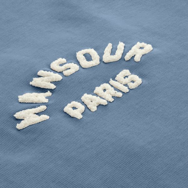 Mansour Paris College Sweater Blauw
