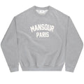 Mansour Paris College Sweater Grijs