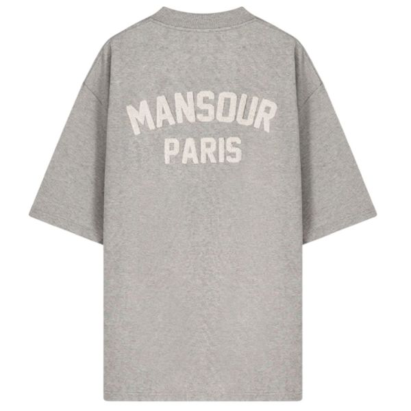 Mansour Paris College T-shirt Grijs