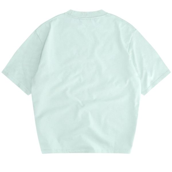 Mansour Paris College T-shirt Licht Blauw