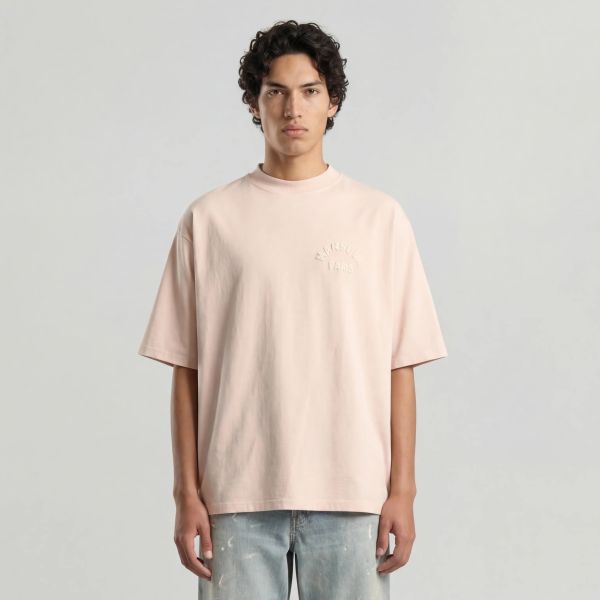 Mansour Paris College T-shirt Roze
