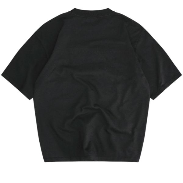 Mansour Paris College T-shirt Zwart