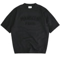 Mansour Paris College T-shirt Zwart