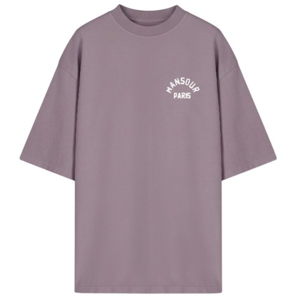 Mansour Paris College T-shirt Paars