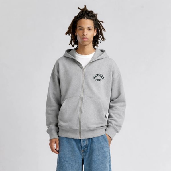 Mansour Paris College Vest Grijs