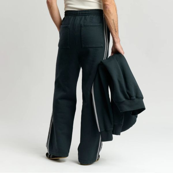 Mansour Striped Trainingsbroek Zwart
