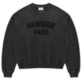 Mansour Paris College Sweater Zwart