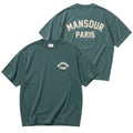 Mansour Paris College T-shirt Donker Groen