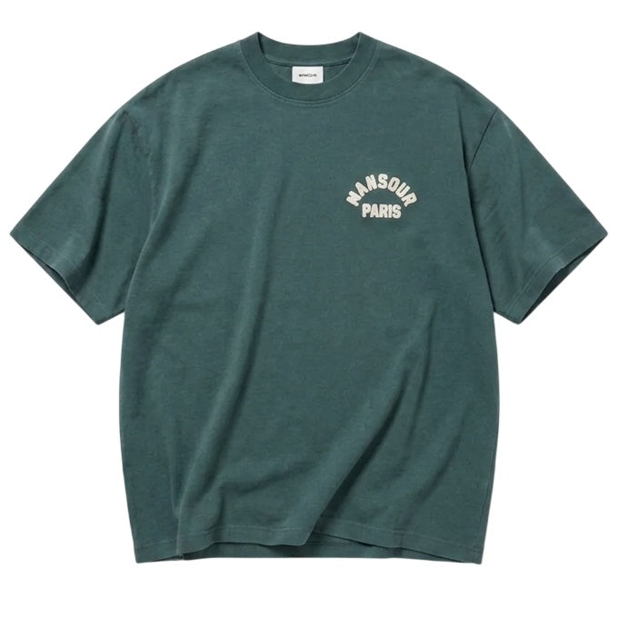 Mansour Paris College T-shirt Donker Groen