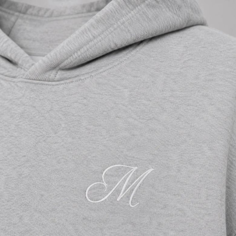 Mansour Script Hoodie Grijs