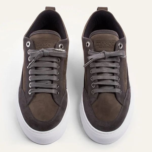 Mason Garments Tia 4B Sneaker Bruin/Antraciet