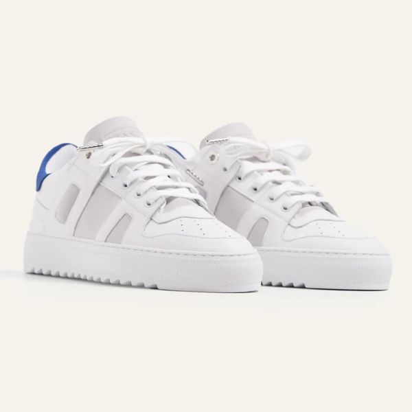 Mason Garments Bari 8C Sneaker Wit/Blauw