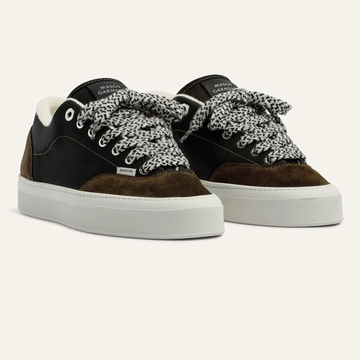 Mason Garments Atlantis Originale 21D Sneaker Zwart/Donker Groen