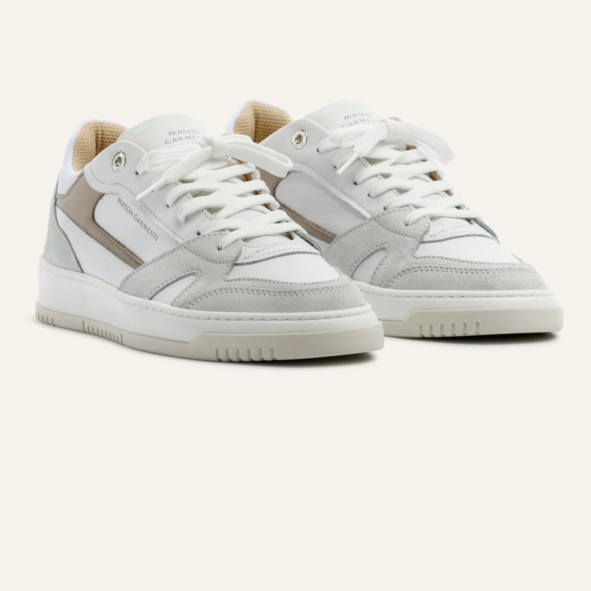 Mason Garments Matera Originale 12A Sneaker Wit/Grijs/Beige