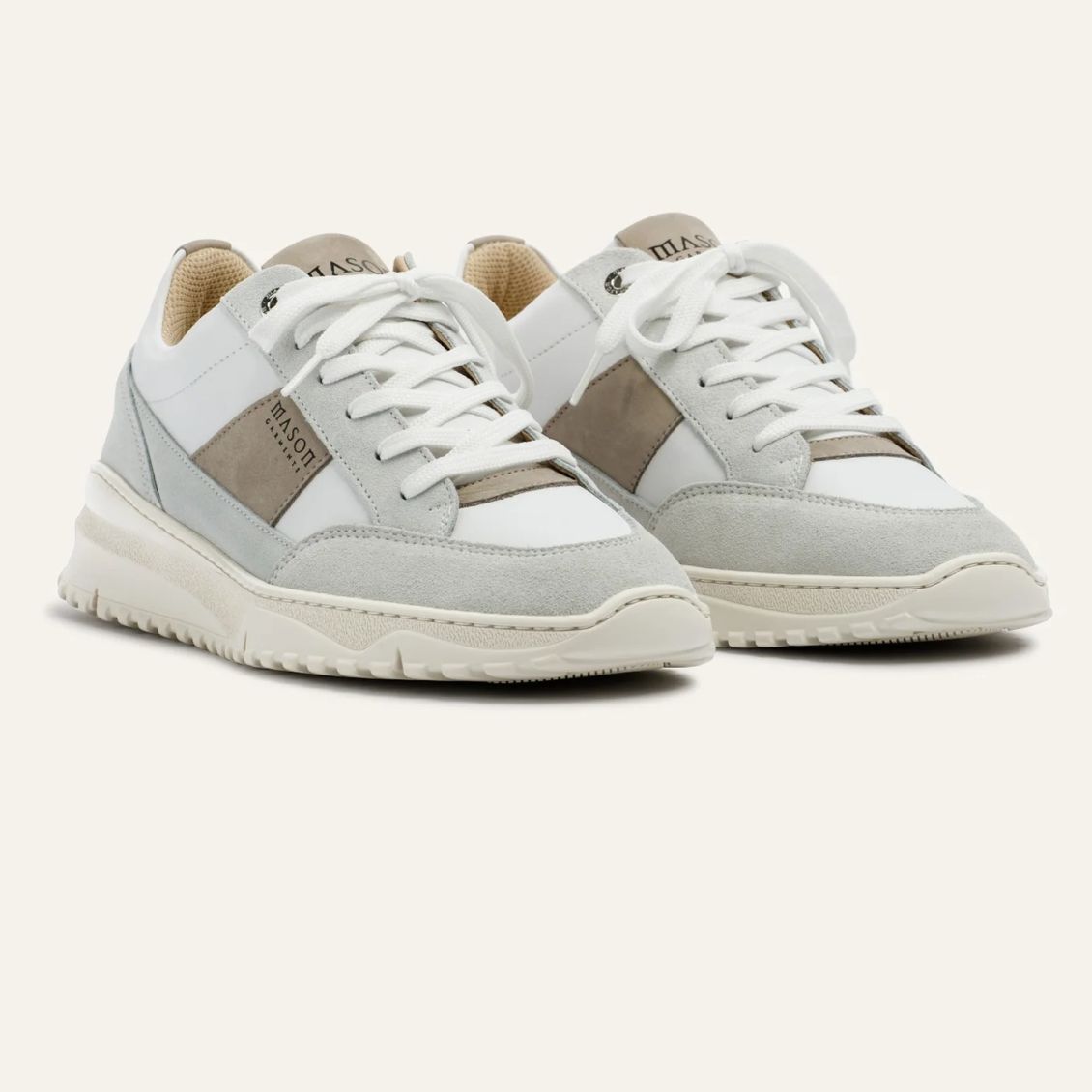 Mason Garments Tia Runner 9G Sneaker Wit/Beige