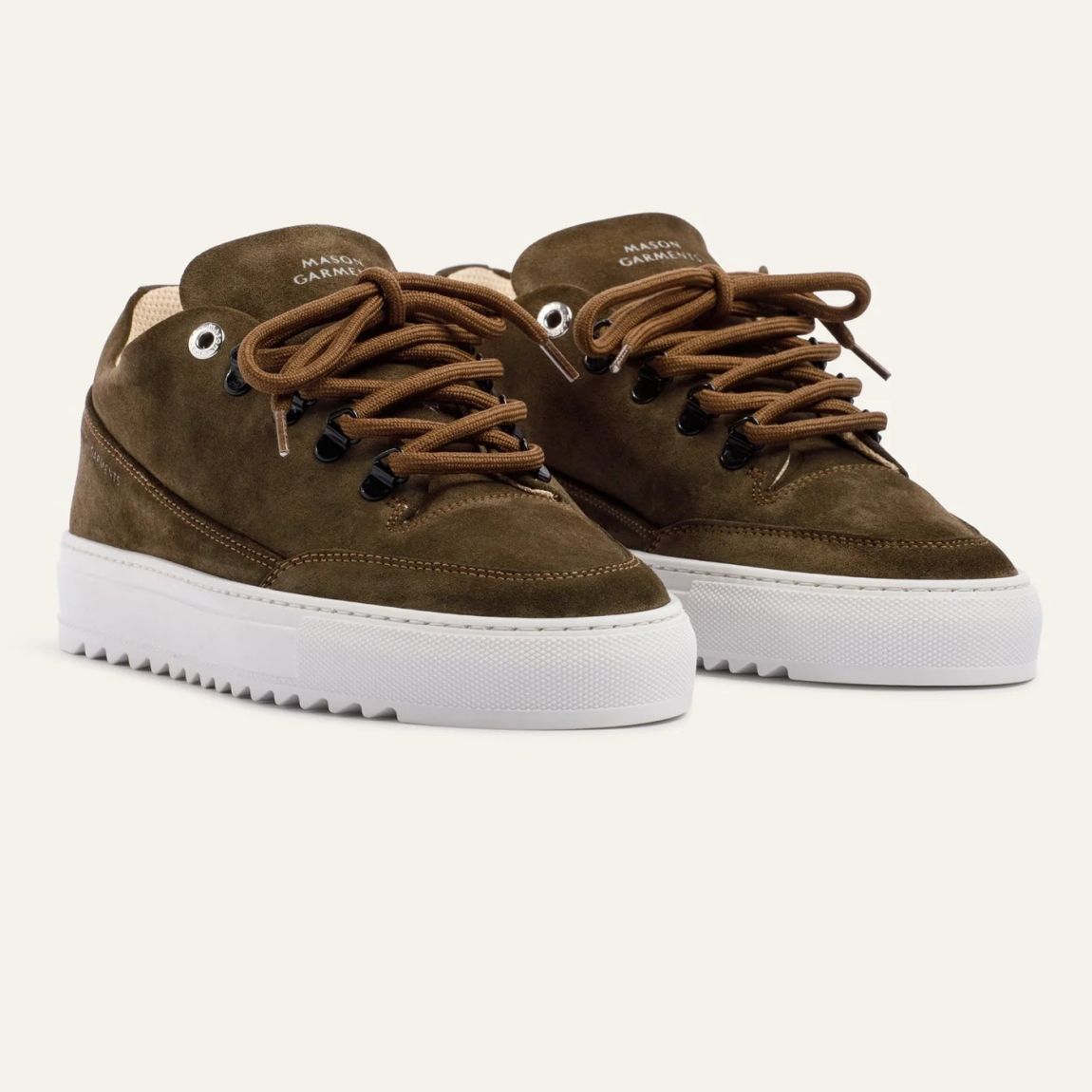 Mason Garments Torino Colorato 15D Sneaker Donker Groen