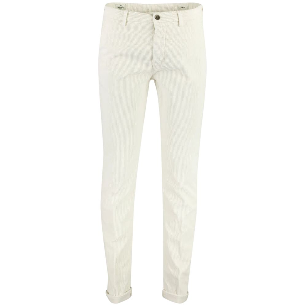 Mason's Torino Corduroy Chino Off White