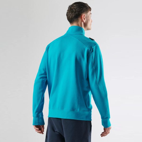 Ma.strum Edge Quarter Zip Sweater Blauw