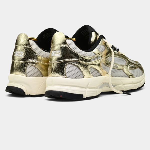 Mercer Amsterdam The Re-Run Cracked Sneaker Goud