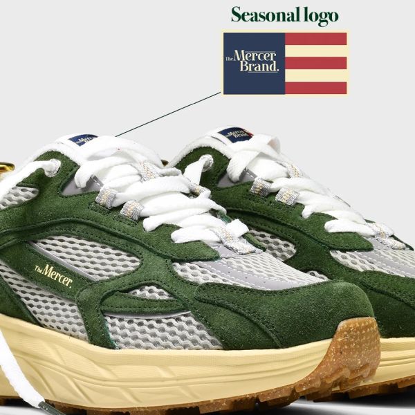 Mercer Amsterdam The Re-Run MAX Americana Sneaker Donker Groen