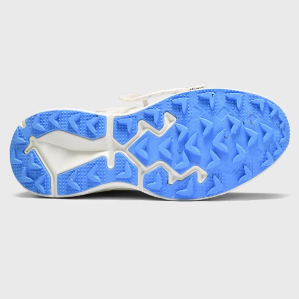 Mercer Amsterdam The Re-Run MAX Suede Sneaker Wit/Blauw