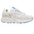 Mercer Amsterdam The Re-Run MAX Suede Sneaker Wit/Blauw