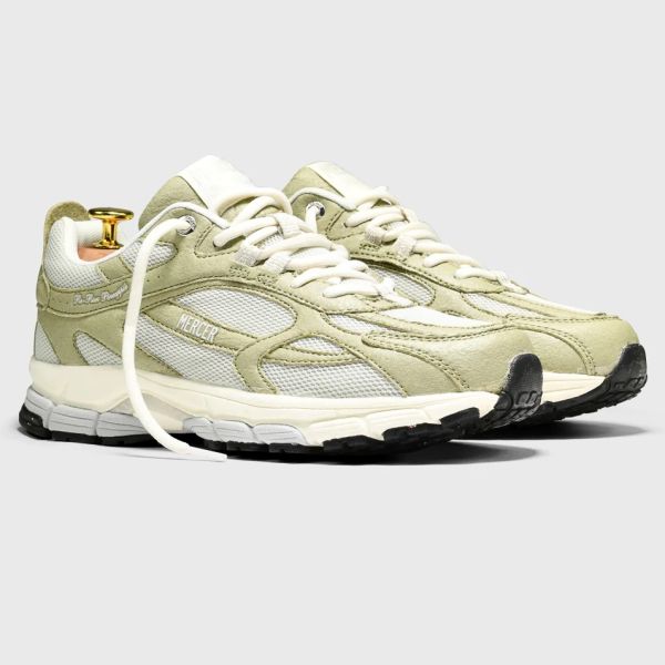 Mercer Amsterdam The Re-Run Pineapple 2.0 Sneaker Licht Groen/Wit