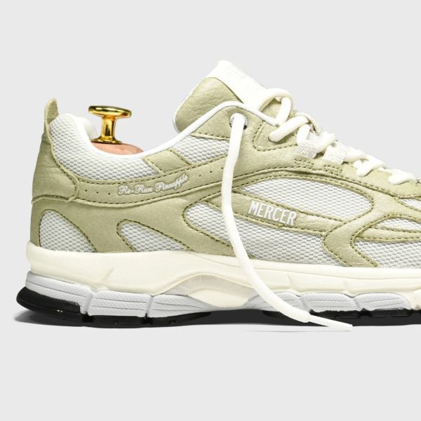 Mercer Amsterdam The Re-Run Pineapple 2.0 Sneaker Licht Groen/Wit