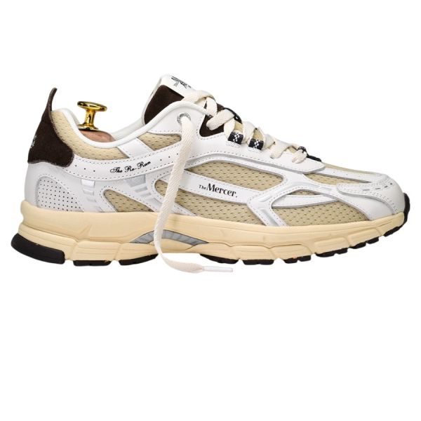 Mercer Amsterdam The Re-Run Vintage Sneaker Wit/Bruin