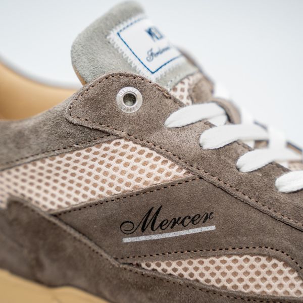 Mercer Amsterdam The W3RD Suède Sneaker Bruin
