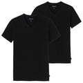 Mezaldy V-Neck T-shirt 2-Pack Zwart