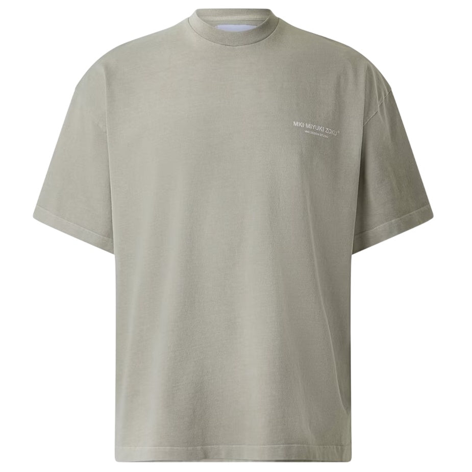 MKI Miyuki Zoku Design Studio Pigment T-shirt Grijs