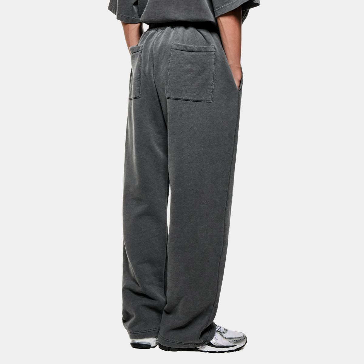 MKI Miyuki Zoku Uniform Wide Leg Pigment Trainingsbroek Zwart