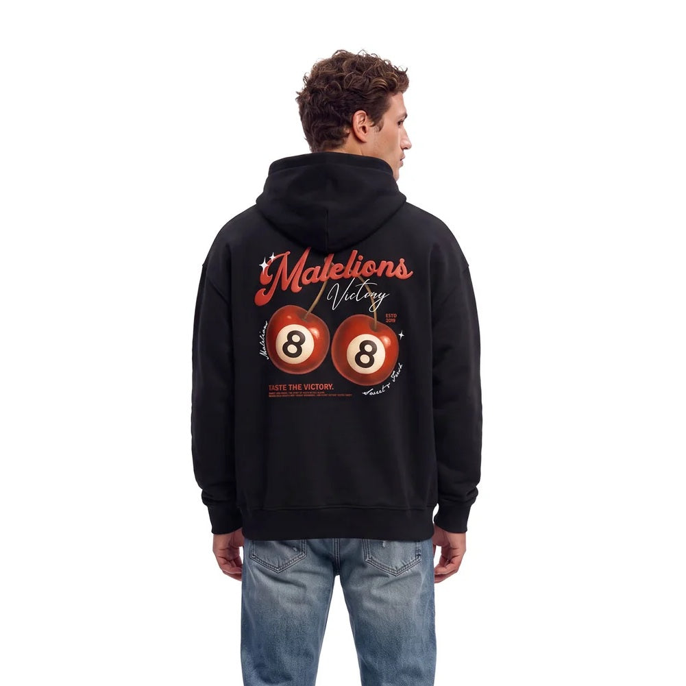 Malelions Victory Taste Hoodie Zwart