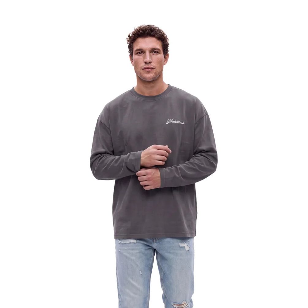Malelions Victory Taste Longsleeve T-shirt Antraciet