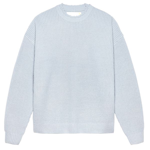 New Amsterdam Surf Association Big Logo Knit Sweater Licht Blauw