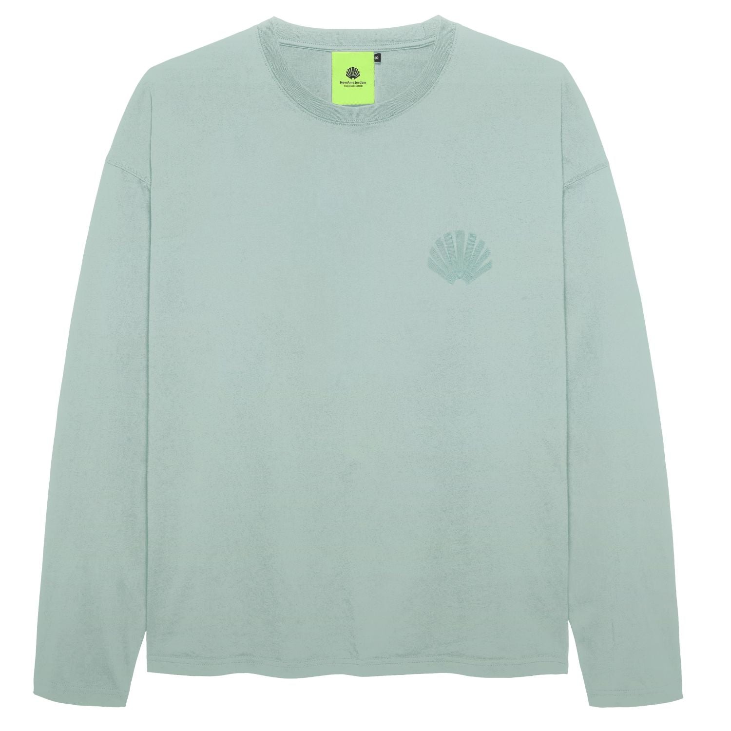 New Amsterdam Surf Association Chop Longsleeve T-shirt Licht Groen