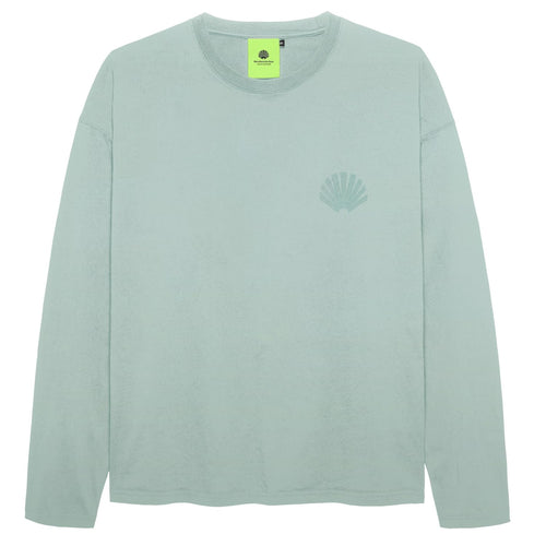 New Amsterdam Surf Association Chop Longsleeve T-shirt Licht Groen