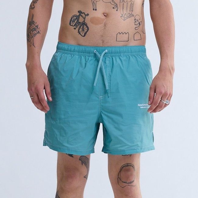 New Amsterdam Surf Association Contrast Zwembroek Blauw