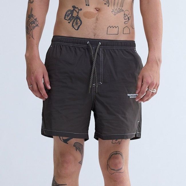 New Amsterdam Surf Association Contrast Zwembroek Bruin